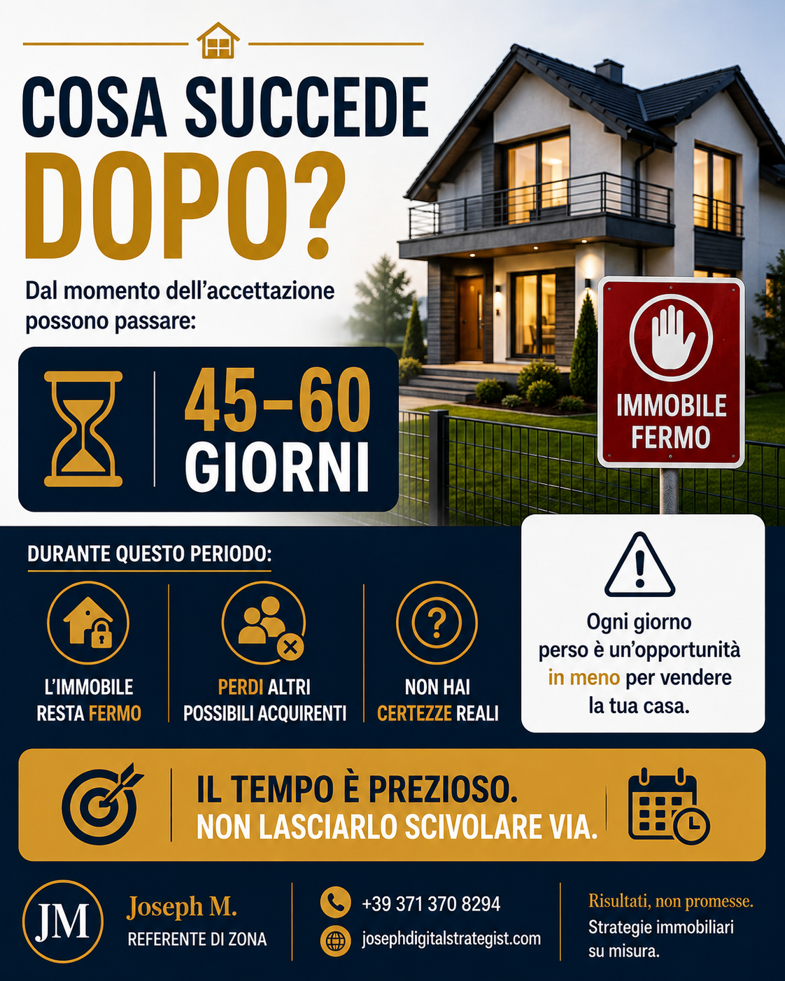 ACCETTARE UNA PROPOSTA NON SIGNIFICA AVER VENDUTO CASA.