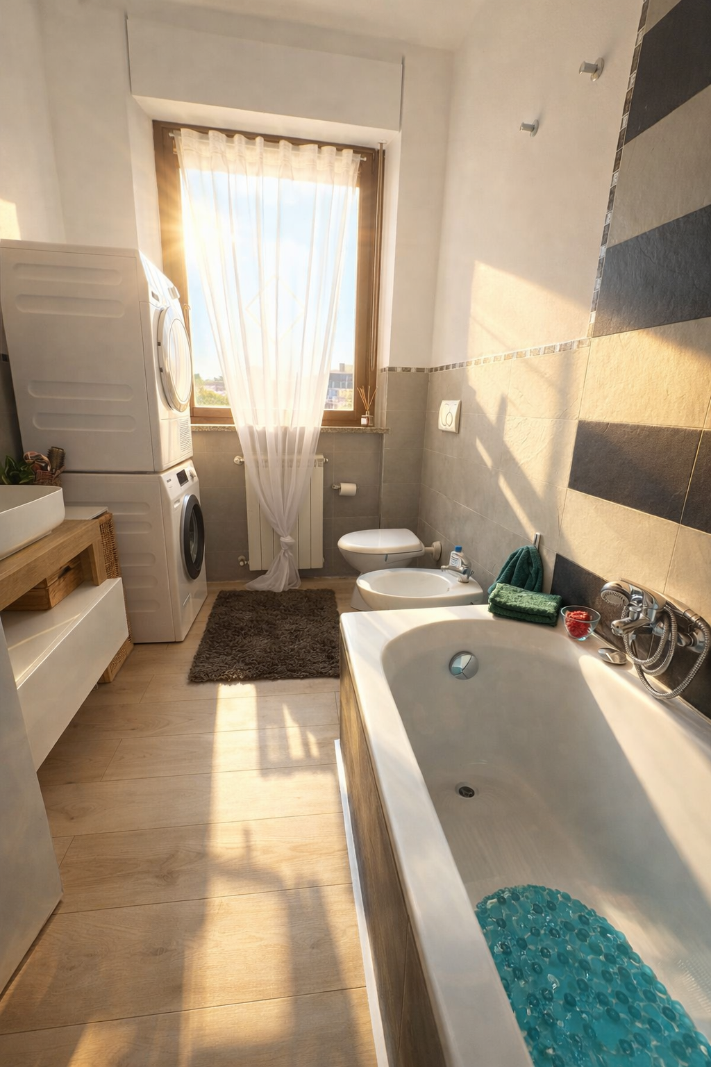 TRILOCALE IN VENDITA A PIANEZZA CON GIARDINO ESCLUSIVO