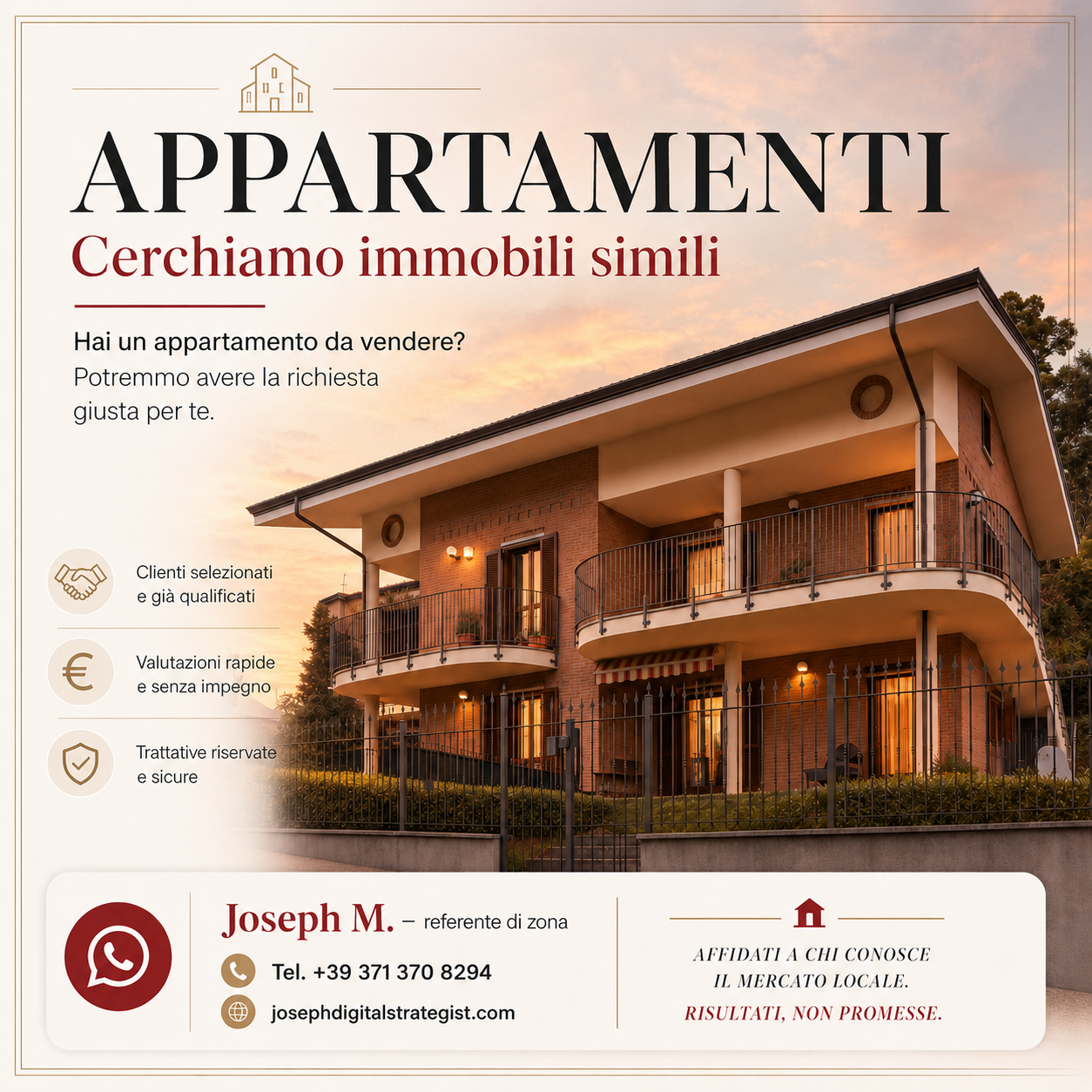HAI UN APPARTAMENTO SIGNORILE E VUOI PIÙ INDIPENDENZA?