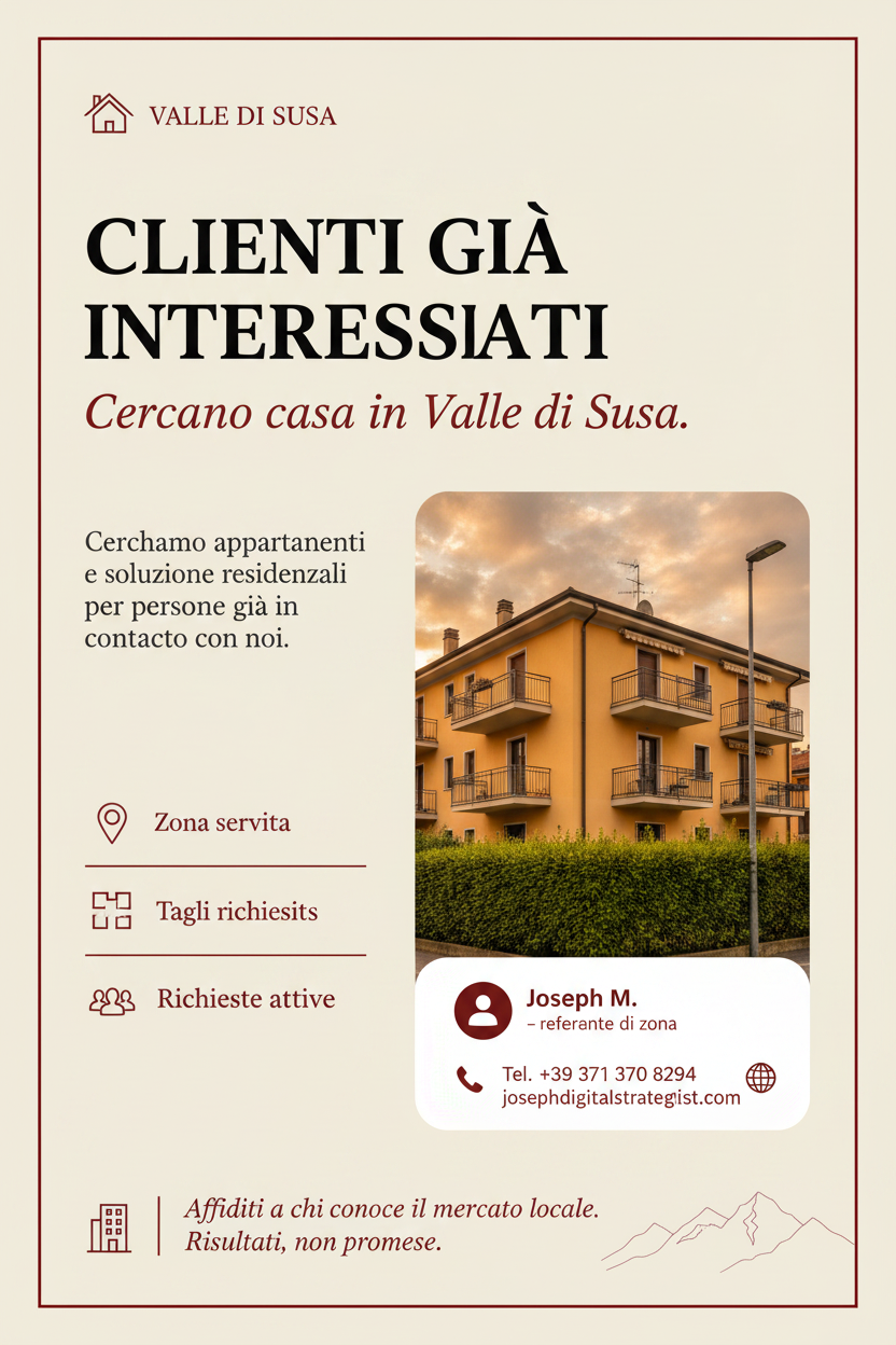 HAI UN TRILOCALE O UN QUADRILOCALE DA VENDERE?