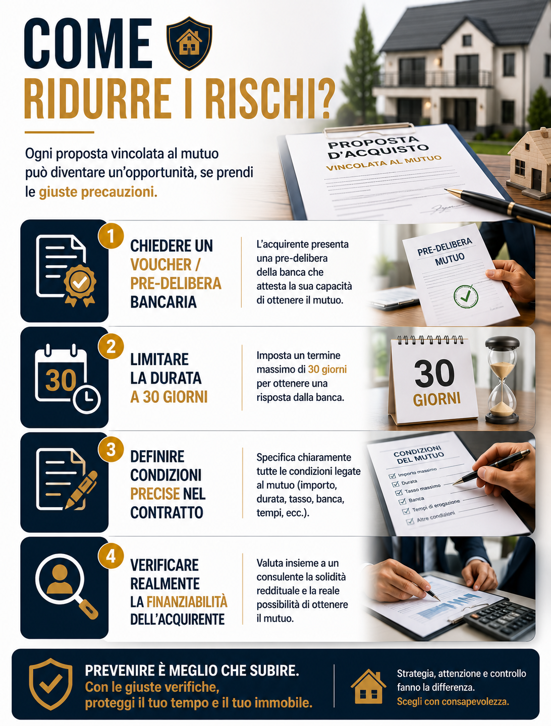 ACCETTARE UNA PROPOSTA NON SIGNIFICA AVER VENDUTO CASA.