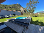PORZIONE DI VILLA IN VENDITA A SANT’AMBROGIO CON GIARDINO E PISCINA