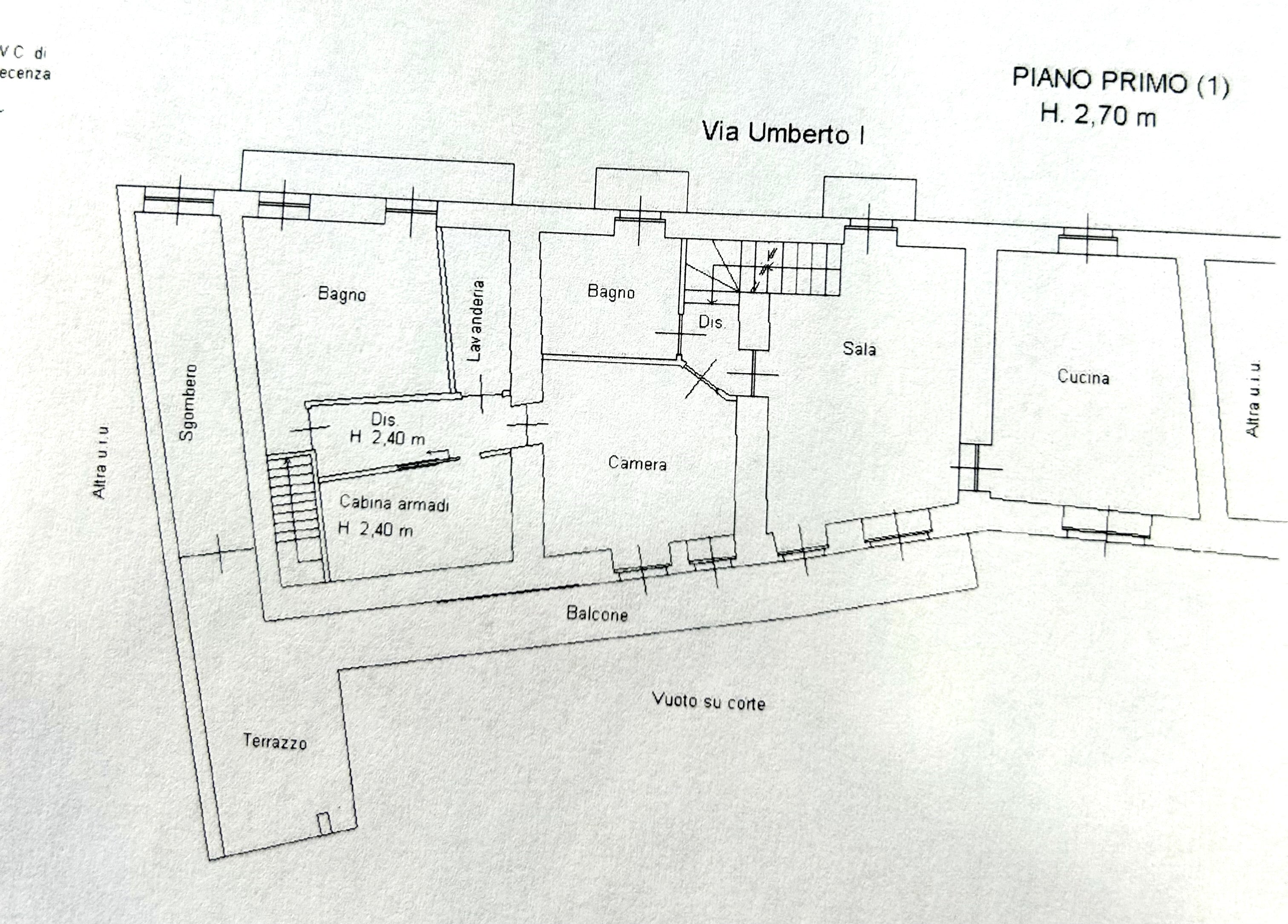 CASA SEMINDIPENDENTE IN AFFITTO A SANT’AMBROGIO CON CORTE ESCLUSIVA